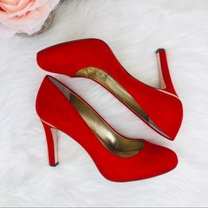 NEW! Style & Co. Women’s Red Suede 4” Heels